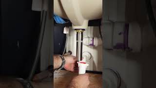 Sink Drain Installation Tips  shorts [upl. by Roux]