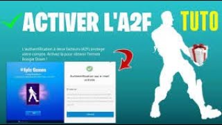 comment activer LA2F sur fortnite pc tuto [upl. by Emearg]