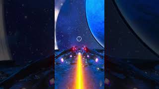 No man’s sky  Metallic Moon nms nomanssky moon planet starship [upl. by Barolet]