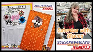 574 Staceys Birthday Surprise featuring Sizzix Dies amp Embossing Folders and More Limited Qty [upl. by Danna525]