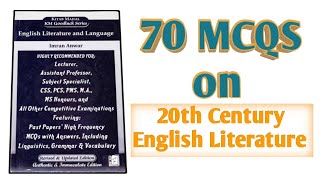 20th century English Literature Mcqs for English lecturer70Mcq on 20th century Literature [upl. by Parthinia]