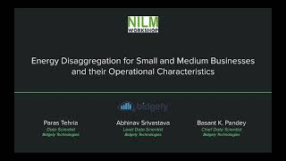 Abhinav Srivastava  Energy Disaggregation for Businesses and their Operational Characteristics [upl. by Tomlinson]