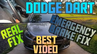 How to actually fix the Emergency brake parking brake on a Dodge Dart 20132016 [upl. by Attolrac]