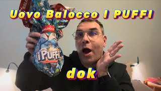 APRIAMO l’UOVO di PASQUA BALOCCO I PUFFI  dok 2024 [upl. by Leinad]