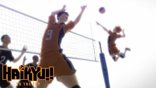 Karasunos Killer Attack  HAIKYU TO THE TOP [upl. by Jareen]