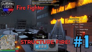 STRUCTURE FIRE  Flashing Lights 1 [upl. by Phebe746]