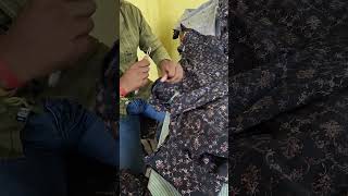 Shirt Buttoning idea Garment industry Apparels [upl. by Lewellen]