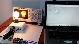 labview meets arduino to Control AC dimmer lamp [upl. by Vidovik]