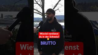 Wieviel verdienst du in Zürich Strasseninterview  Wer redet offen über Löhne shorts löhne [upl. by Nosydam355]