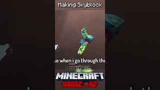 I Made Skyblock in Minecraft Hardcore 21 [upl. by Noicpecnoc614]