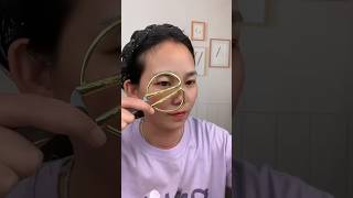 Fixed eyebrow mold easy to use funny makeup trending makeupartist makeuptutorial [upl. by Pauli]