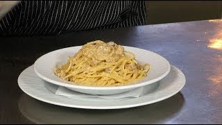 Receta Juaj Spageti karbonara [upl. by Atikim]