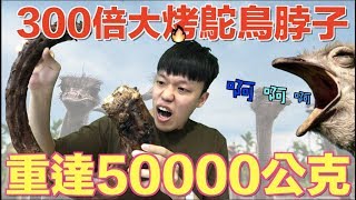 【狠愛演】300倍大烤鴕鳥脖子重達50000公克『一輩子沒吃過』 [upl. by Rtoip12]