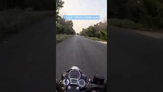 Classic 350 2024 model 0 to 100kmphr in just 3rd gear 🔥royalenfieldyoutubeshortsbikecrusier [upl. by Aihsram]