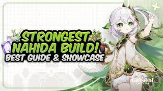 COMPLETE NAHIDA GUIDE Best Nahida Build  Artifacts Weapons Teams amp Showcase  Genshin Impact [upl. by Werna]