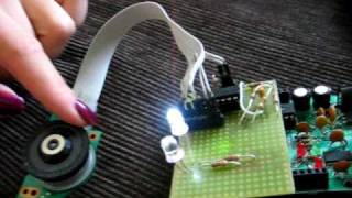 arduino cd rom brushless motor as rotary encoder [upl. by Houston]