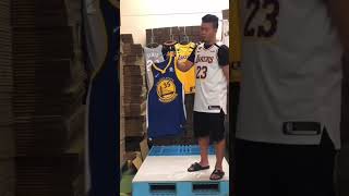 Jersey collection of NBA authentic jerseys [upl. by Head379]