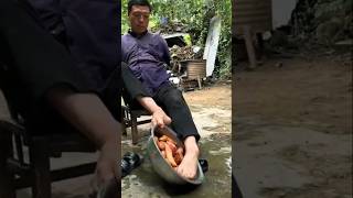 Disabled person doing house work without handsviralvideo youtubeshorts [upl. by Naida896]