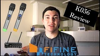 Fifine K036 Review  Best Karaoke Microphone [upl. by Close444]