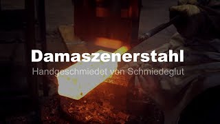 Damaszenerstahl für Messer [upl. by Baumbaugh373]