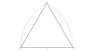 How to draw an equilateral triangle given the measurement of one side [upl. by Caia882]