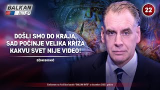 INTERVJU Džon Bosnić  Došli smo do kraja počinje velika kriza kakvu svet nije video 2122022 [upl. by Wadlinger95]