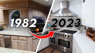 Epic 10 Month Kitchen Remodel Start to Finish [upl. by Anasus]