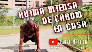 RUTINA INTENSA DE CARDIO EN CASA 700CAL [upl. by Mehitable]