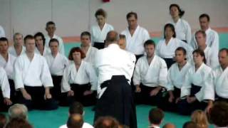 aikido  Tamura  ryote dori shihonage  Lesneven 2008 [upl. by Eonak]