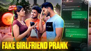 FAKE GIRLFRIEND PRANK ON MUSKAN 😨 NITESH PASWAN [upl. by Shepley]