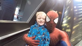 VLOG DISNEYLAND  Диснейлэнд Париж ДЕНЬ 3 Побывали в гостях у человека паука [upl. by Ailesor]