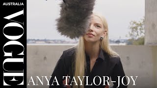 Anya TaylorJoy plays Either or Neither with Vogue  Vogue Australia [upl. by Erdah880]