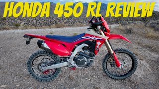 Honda CRF 450 RL Review  6000 Mile Review  The Best Modern Day DualSport [upl. by Dott286]