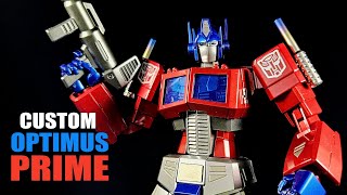 315 Custom Build Flame Toys Furai Model OPTIMUS PRIME G1 Version  Candy Painting [upl. by Oinigih92]