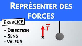 Comment représenter une force  ✏️ Exercice  PhysiqueChimie [upl. by Bahe714]