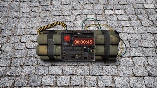 45 Second Timer Bomb 💣 with Loud Giant Bomb Explosion 💥  YT Timer ✅ [upl. by Boleyn]