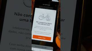 PROBLEMA para desbloquear bike ItaúPlano mensal pagonão consigo utilizartembici bikes bikeitau [upl. by Ojela]