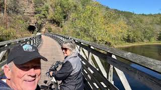 Biking on the Greenbrier River Trail [upl. by Saidel19]