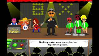 8 Times Table Song  Percy Parker  The Spiders Song  animation lyrics amp GRID [upl. by Nohsauq]