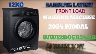 SAMSUNG LATEST FRONT LOAD WASHING MACHINE 12KG [upl. by Wiese662]