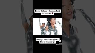 Dawn Richard performs Danity Kane hits during rehearsal [upl. by Scheer]