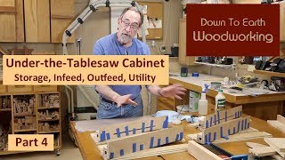 Under Table Saw Storage Cabinet Part 4 [upl. by Navy]