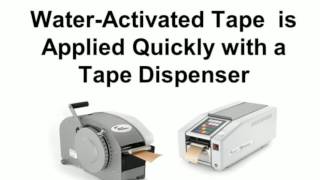 Packing Tape Dispenser  Why Use Gum Paper Tape for Your Carton Sealing [upl. by Troth]