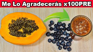 Mezcla Arándanos con Papaya y amarás todo lo que harán en tu salud [upl. by Lladnek]