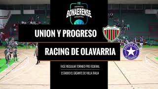 Unión y Progreso Tandil vs Racing de Olavarría torneo pre federal de básquet [upl. by Slen]