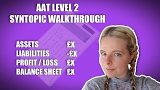 Accounting Study  Pass the AAT level 2 Synoptic with this study walkthrough  AAT level 2 [upl. by Ocram617]