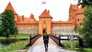 LITHUANIA  Trakai Island Castle Tour  Lithuania Travel Vlog 425 [upl. by Olegnaleahcim]