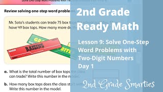 2nd Grade Ready Math Lesson 9 Day 1 [upl. by Wenoa]