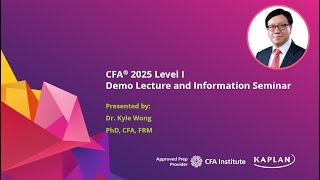 CFA 2025 Level I  Fixed Income  Dr Kyle Wong PhD CFA FRM [upl. by Abra]