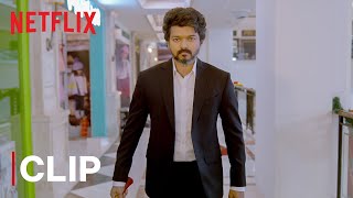 Thalapathy Vijay Saves A Child  Beast Movie Scene  Netflix India [upl. by Yemac]